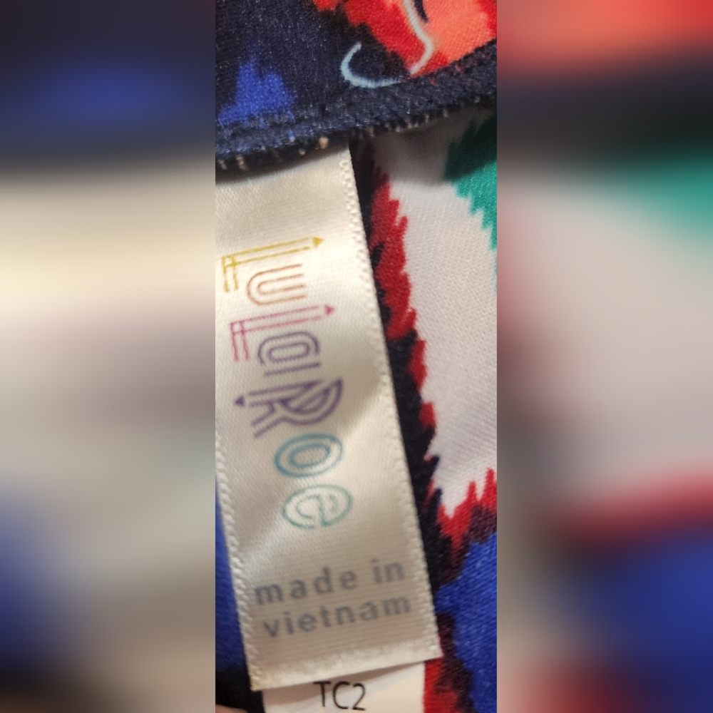 LuLaRoe Multicolor Patterned Fabric